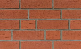 Bricks Ruby-red water-struck