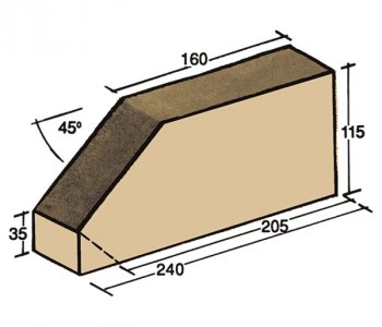 F-10, exterior corner tile