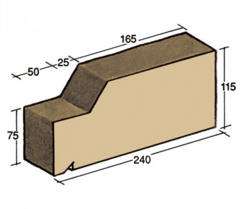 F-19, window sill capping tile