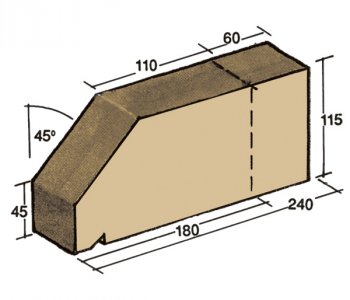 F-26, window sill capping tile
