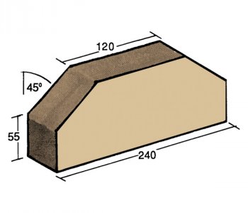 F-36, wall capping brick