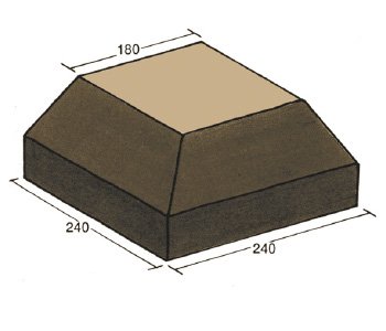 F-37, exterior corner tile
