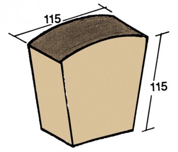 F-59, corner sheathing tile