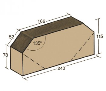F-83, shaped brick